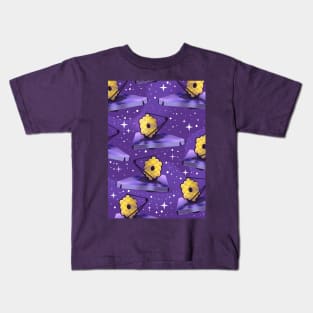 James Webb Space Telescope retro pattern Kids T-Shirt